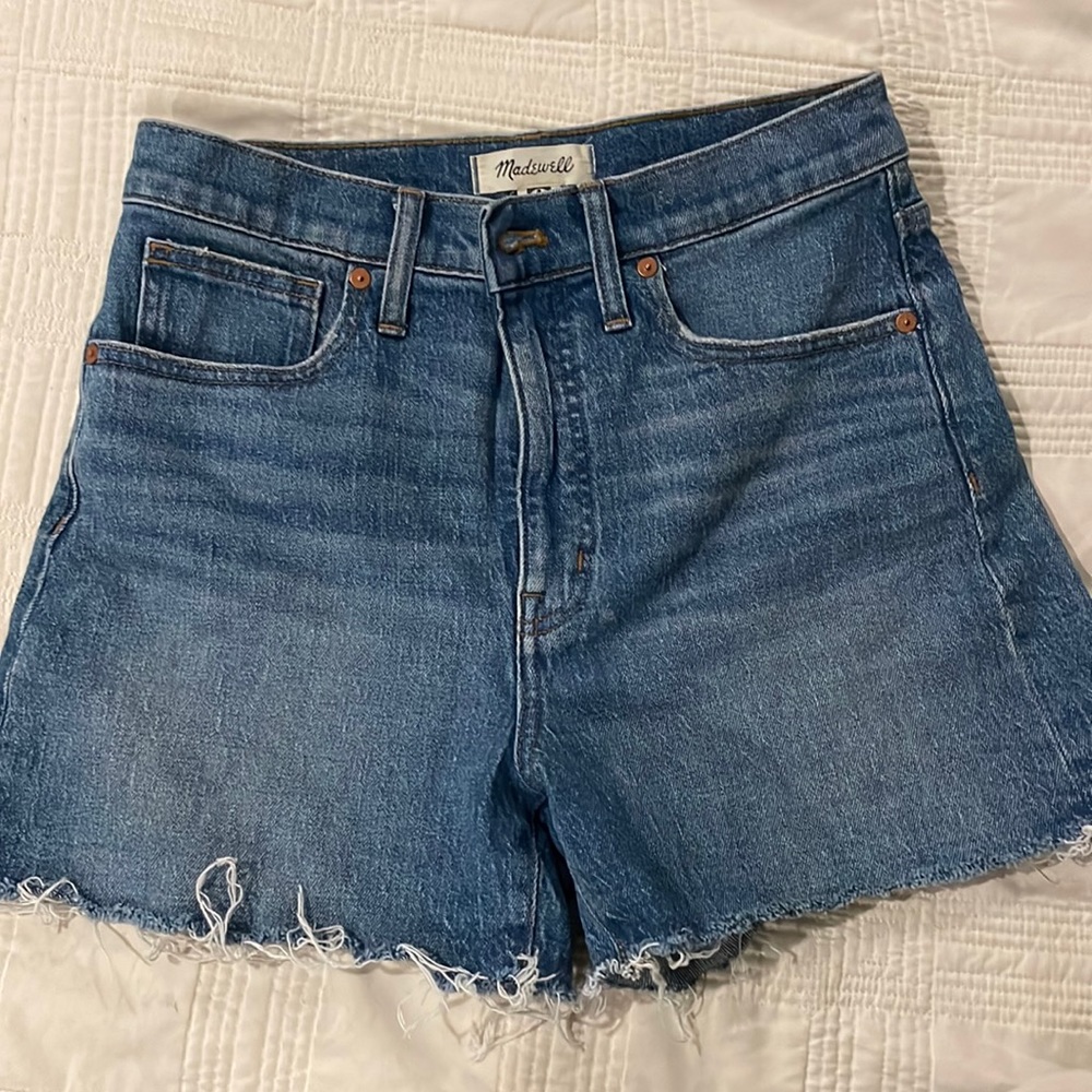 Madewell High Rise Denim Shorts